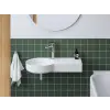 Ravak ARC 83/43 mosdó túlfolyó nélkül csaptelep furattal, jobbos XJXP1283000