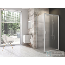 Ravak BLIX BLDP2+BLPS 100x80 cm-es tolóajtós zuhanykabin,Fehér+grape 0PVA0100ZGSET100BLPS80 kád, zuhanykabin
