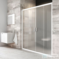 Ravak BLIX BLDP4 -160 160 cm-es tolóajtó,Fehér+Grape 0YVS0100ZG kád, zuhanykabin