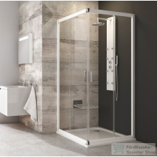 Ravak BLIX BLRV2-90 90x90 cm-es sarokbelépős zuhanykabin,Fehér+transparent 1LV70100Z1 kád, zuhanykabin