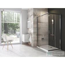 Ravak BLIX BLRV2K+BLRV2K 90x120 cm-es tolóajtós,sarokbelépős zuhanykabin,króm/transparent 1XV70C00Z1SET90120 kád, zuhanykabin