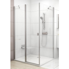 Ravak Chrome CRV2-110 kétrészes zuhanyajtó krómhatású kerettel, transparent edzett biztonságiüveggel kád, zuhanykabin