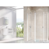 Ravak CHROME CRV2+CPS 100x90 cm-es nyílóajtós zuhanykabin fix oldalfallal,fehér/transparent 1QVA0100Z1SET100CPS90