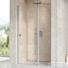 Ravak CHROME CSD2-110 110 cm-es nyílóajtó fix résszel,Szatén+Transparent 0QVDCU00Z1 kád, zuhanykabin