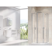 Ravak Chrome CSKK4-90 zuhanykabin krómhatású+transparent kád, zuhanykabin