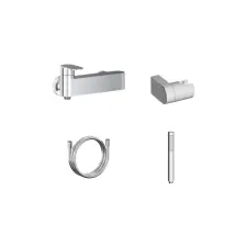 Ravak Chrome fali zuhanycsaptelep szettel, króm CR II 032.00CR CR+S csaptelep
