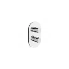 Ravak Chrome II vezérlőegység, 2 kimenet, termosztát, beépítendő szeleppel, króm, X070455 csaptelep
