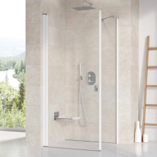Ravak Chrome zuhanyfal 90 cm alumínium fényes/átlátszó üveg 9QV70C00Z1 kád, zuhanykabin