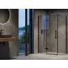 Ravak Cool! zuhanyfal 90 cm fekete matt üveg/átlátszó üveg X9VV70300Z1