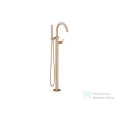 Ravak Espirit szabadonálló kádcsaptelep zuhanyszettel, Rose Gold brushed X070503 (X070503) csaptelep