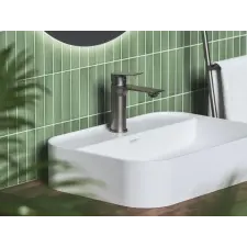 Ravak Plan mosdócsaptelep 165 mm, lefolyó nélkül PN 014.20GB, grafit (X070652) csaptelep