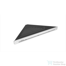 Ravak SLIM C 29x20,6x2.2 cm-es sarokpolc, fekete/króm X07P576 bútor