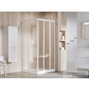 Ravak SUPERNOVA ASDP3+APSS 100x90 cm-es tolóajtós zuhanykabin fix oldalfallal,fehér/grape 00VA01R2ZGSET100APSS90