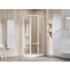Ravak SUPERNOVA SKCP4-90 90x90x195 cm-es negyedköríves tolóajtós zuhanykabin,Fehér+Transparent 3117O102Z1