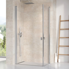 Ravak Zuhanykabin CRV1-80 szatén+Transparent 1QV40U01Z1 kád, zuhanykabin