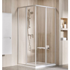 Ravak zuhanykabin, SRV2-90 195 S szatén+Transparent kád, zuhanykabin
