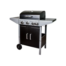Ravanson GO-3 Gázos Kerti grillsütő - Fekete grillsütő