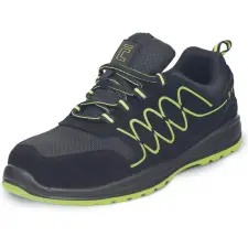  RAVEN SPORTY S1 SR félcipő fek./zöld 48 munkavédelmi cipő
