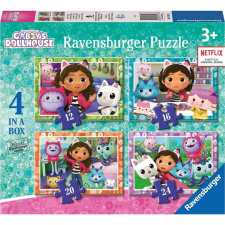 Ravensburger 031436 Gabby&apos;s Dollhouse 4 in 1 (GXP-887220) puzzle, kirakós