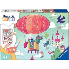 Ravensburger 055968 Puzzle & Play Royal Királyi grillezés 2x24 darab puzzle, kirakós