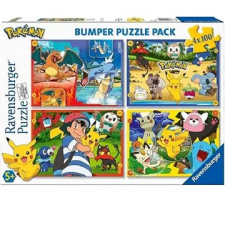 Ravensburger 056514 Pokémon 4x100 darab puzzle, kirakós