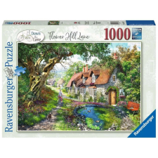 Ravensburger - 1000 darabos 2D puzzle: Virágok között vezető út puzzle, kirakós