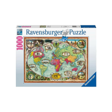 Ravensburger 1000 db-os puzzle - Biciklivel a világ körül (16995) puzzle, kirakós