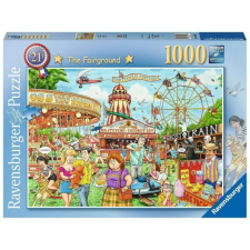 Ravensburger 1000 db-os puzzle - Káosz a vidámparkban (13990) puzzle, kirakós