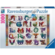 Ravensburger 1000 db-os puzzle - Sárkány ABC (16814) puzzle, kirakós
