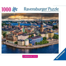 Ravensburger 1000 db-os Puzzle - Scandinavian Places - Stockholm - Svédország (12000114) (4005555001140) puzzle, kirakós