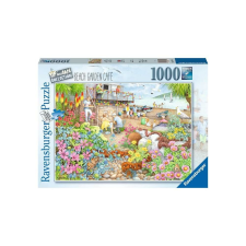 Ravensburger 1000 db-puzzle - Tengerparti kávé (17479) puzzle, kirakós