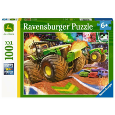 Ravensburger 100 db-os XXL puzzle - Jhon Deer - monster trucks (12983) puzzle, kirakós