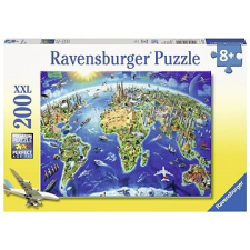 Ravensburger 127221 Nagy világtérkép puzzle, kirakós