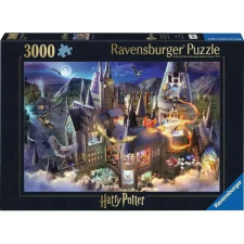 Ravensburger 17561 - Harry Potter Hogwarts kastély puzzle 3000 darabos (17561) puzzle, kirakós