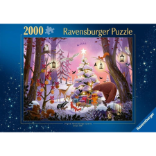Ravensburger 2000 db-os Puzzle - Karácsony Az Erdőben (12001417) (4005555014171) puzzle, kirakós