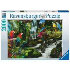 Ravensburger 2000 db-os puzzle - Színes papagájok a dzsungelben (17111) puzzle, kirakós