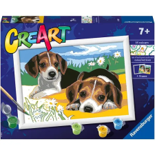 Ravensburger 201921 CreArt Jack Russell kölyökkutyák kreatív és készségfejlesztő