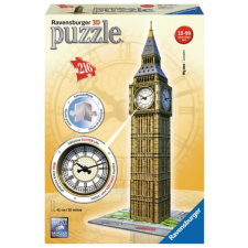 Ravensburger 216 db-os 3D puzzle - Big Ben valódi órával (12586) puzzle, kirakós