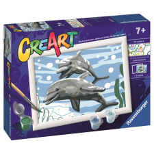 Ravensburger 235278 CreArt Boldog delfinek (4005556235278) kreatív és készségfejlesztő