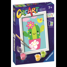 Ravensburger 236602 CreArt vidám kaktusz (4005556236602) kreatív és készségfejlesztő