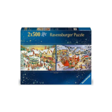 Ravensburger 2 x 500 db-os puzzle - Karácsonyi gyűjtemény 1 (12000040) puzzle, kirakós