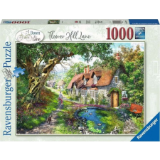 Ravensburger 2D Puzzle 1000 db Út a virágok dombja között puzzle, kirakós