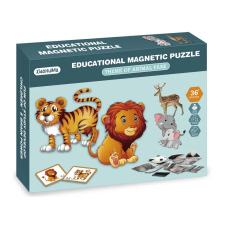 Ravensburger 2IN1 mágneses puzzle - vadállatok, 86 db puzzle, kirakós