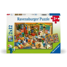 Ravensburger 2x12 darabos gyerek kirakó - Karácsonyi munkák 12004047 1 db (4005555040477) puzzle, kirakós