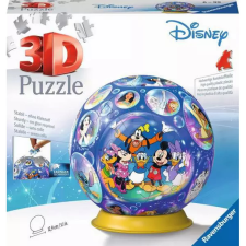 Ravensburger 3D Puzzle játék 72 darabos Disney karakterek gömbdísz puzzle, kirakós