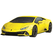 Ravensburger 3D Puzzle Lamborghini Huracan Evo, sárga, 108 darabos puzzle, kirakós