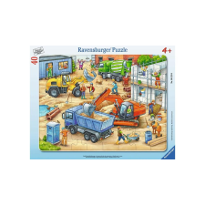 Ravensburger 40 db-os keretes puzzle - Munkagépek az építkezésen (06120) puzzle, kirakós
