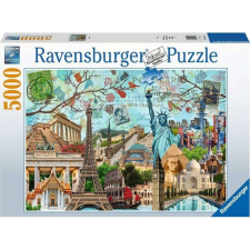 Ravensburger 5000 db-os Puzzle - Nagyvárosi Kollázs (17118) (17118) puzzle, kirakós
