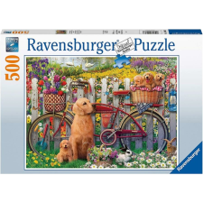 Ravensburger 500 db-os puzzle - Kutyák a kertben (15036) puzzle, kirakós