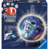 Ravensburger 72 db-os 3D Világító Gömb Puzzle - Világűr 11264 (11264)